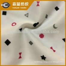 burn out pattern printing 100 polyester knit interlock fabric